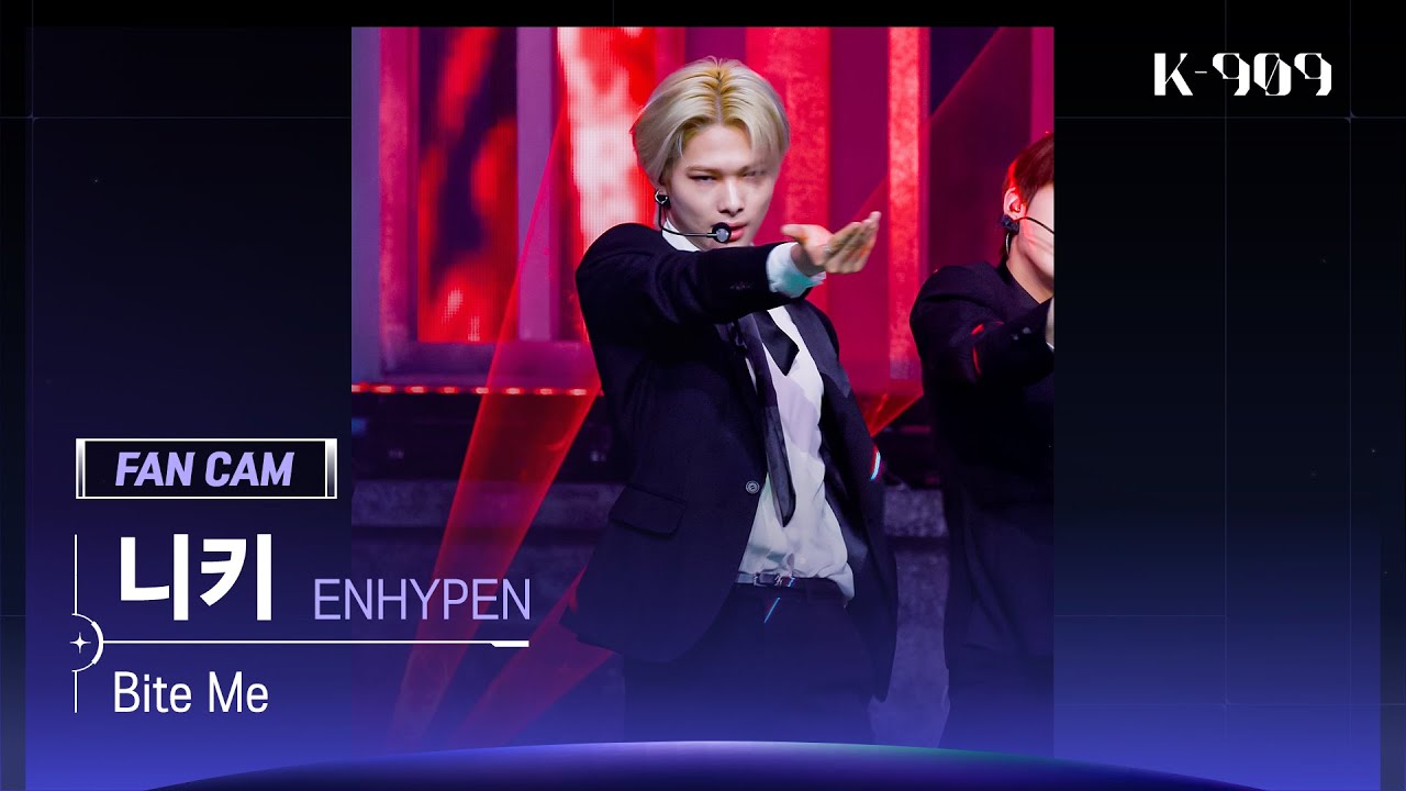 [909 직캠 4K] ENHYPEN (엔하이픈) 니키 세로캠 'Bite Me' (NI-KI FanCam) | @JTBC K-909 230527