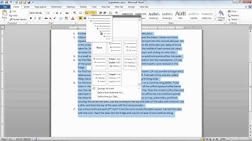 How to use bullets and edit a list in Microsoft Word 2010