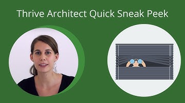 Thrive Architect Sneak Peek