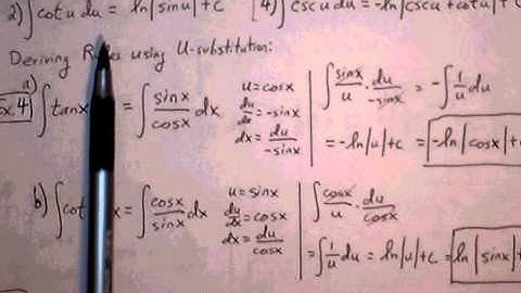 Calculus AB  Ch 5.2 Notes (part 2)