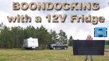 Boondocking with a 12V Fridge – DIY RV Solar Installation with Victron Charge Controller