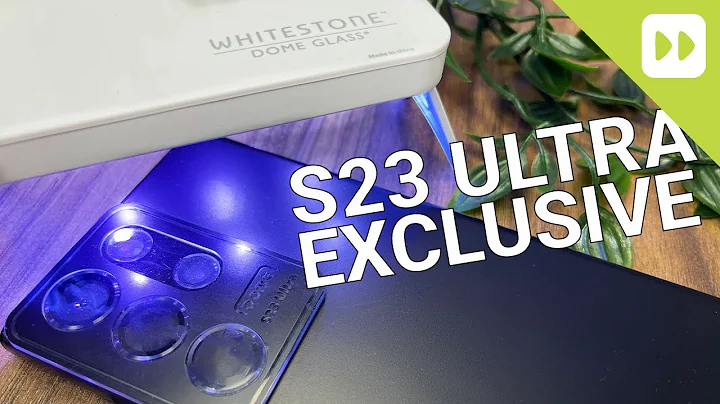 S23 Ultra EXCLUSIVE - First Look Whitestone Dome Screen Protector!