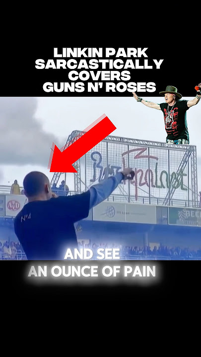 Linkin Park Sarcastically Covers Guns N’ Roses #chesterbennington #axlrose #rocknroll