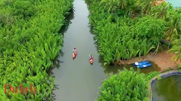 Khám phá rừng dừa nước xanh mướt trong lòng thành phố Quảng Ngãi | Phúc Trịnh