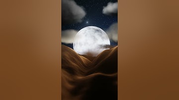 Moon animation made in Blender 3D eevee  #shorts