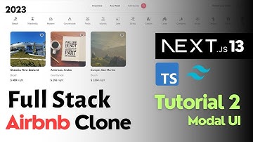 Chapter 2 Modal UI : Full Stack Airbnb Clone with NextJS 13.4 Tailwind React 18 TypeScript MongoDB
