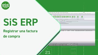 Cómo registrar una factura de compra en SiS ERP screenshot 2