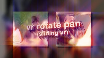 vr rotate pan | after effects tutorial