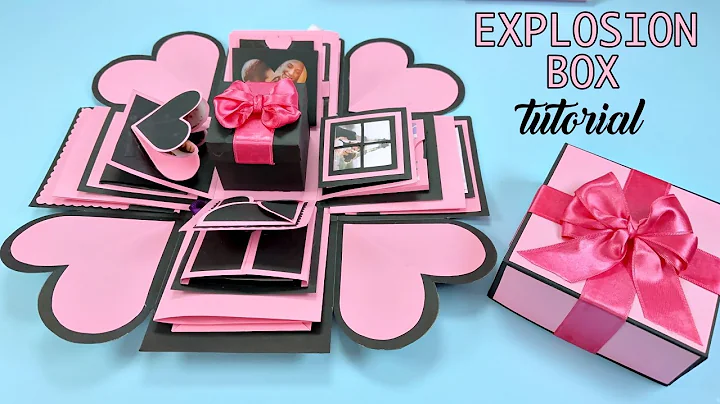 How to make Explosion box / DIY Valentine's Day Explosion Box / Surprise Box Tutorial
