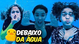 Pamos 24 Horas Fazendo Desafios Debaixo Dágua