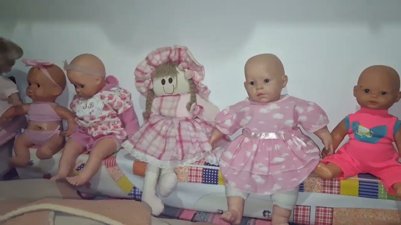 Rica coleção de Bonecas , de Pelúcia  COLECIONADORA Nete. 