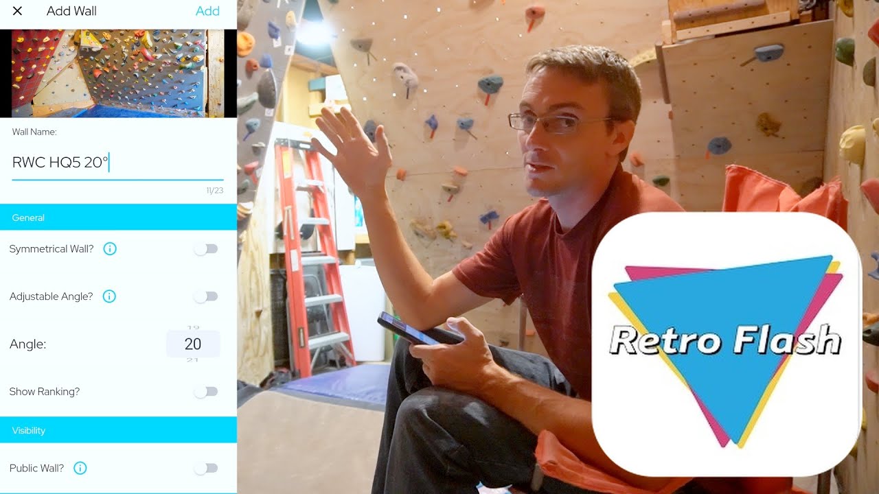 Spray Wall App Setup - Retro Flash - YouTube