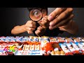 ASMR KINDER CHOCOLATE PARTY, Eating Kinder All Day (TOO MUCH CHOCOLATE) 초콜릿 먹방 | McBang ASMR