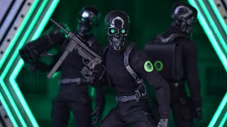 Mezco One:12 Collective Black Skull Death Brigade Review