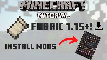 How to Install Fabric Mod Loader and Install Mods - Minecraft 1.15.2+