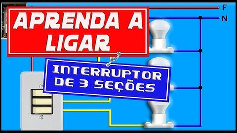 INTERRUPTOR DE 3 SEÇÕES