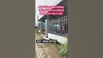 Bán nhà vườn có thổ cư,đường xe hơi,gần khu công nghiệp tân hương tiền giang #nhadattiengiang