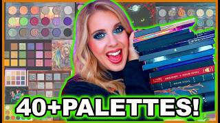 RANKING MY TOP 40+ FAVORITE HALLOWEEN EYESHADOW PALETTES! 🎃👻 | 2026