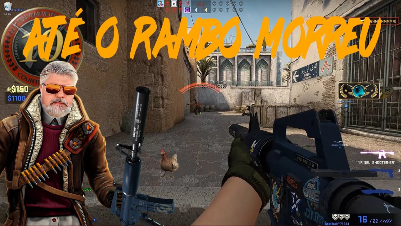 CS GO Nem o Rambo conseguiu Matar o Tiozão 🤪👍 - YouTube