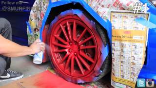 How to add Glossifier on Red Plasti Dip 2011 Subaru WRX