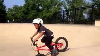 Harrison - 5 year old BMX trickster