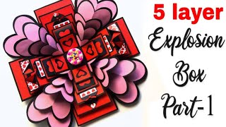 DIY Greeting Cards for Birthday /How to make Explosion Box Tutorial /Anniversary gift /Birthday gift