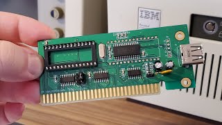 This 8bit ISA to USB Adapter Card for Vintage PCs
