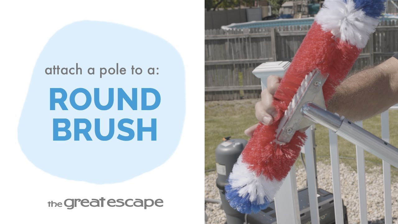 How to Attach a Pole to a Round Brush