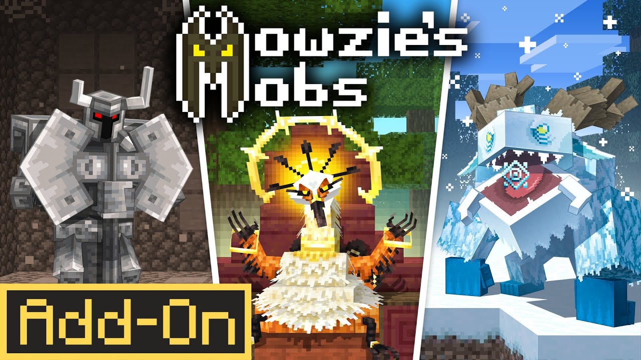 パーツ kowa mobs stage2 Mowzie's Mobs Add-On por Honeyfrost | CHUNK - Minecraft Explorador