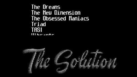 OneFileDemo:The Voice of Reason by The Solution! Commodore 64 (C64)