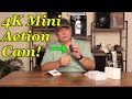 4K Mini Action Camera – Waterproof, Wearable &amp; Ultra HD! Perfect for Sports &amp; Vlogging! 🎥