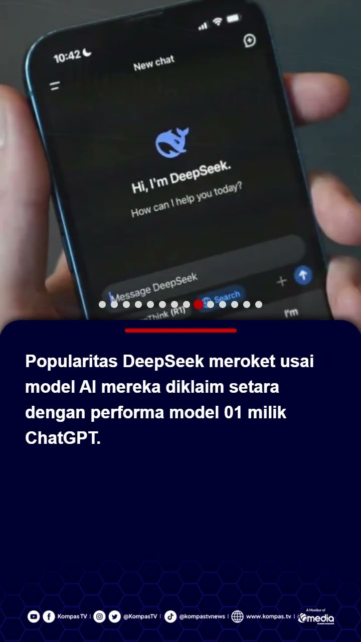 DeepSeek Bikin Big Tech AS Ketar ketir, 1 Triliun Dolar AS Menguap di Pasar Saham #deepseek #saham