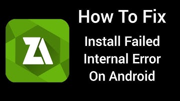 HOW TO FIX Install Failed Internal Error, Permissions Denied, App Not Installed | ZArchiver Android