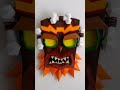 Armamos un #ukauka de #crashbandicoot #videojuegos #gamer #geek #papercraft #manualidades #akuaku