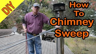 Chimney Sweep Chimney Cleaning how to clean your chimney. Flue Cap Tools