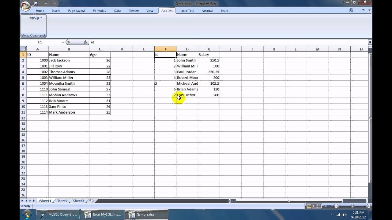 How To Use Excel MySQL Import, Export & Convert Software