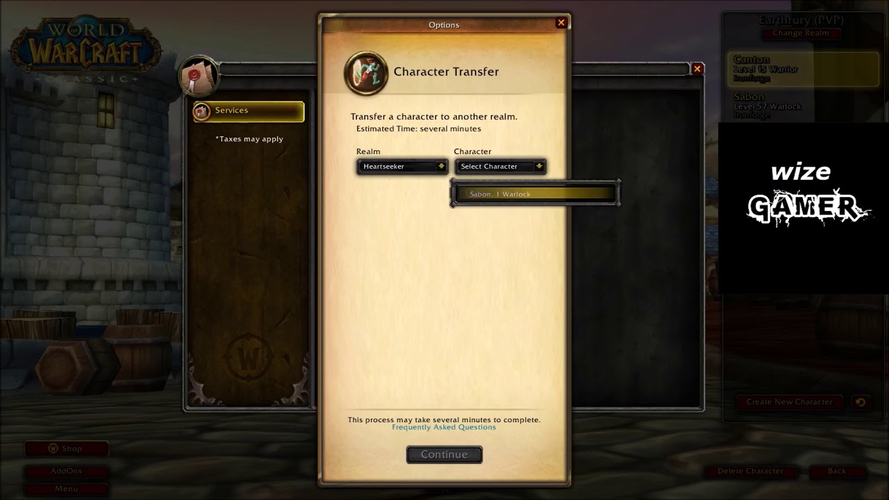 Classic WoW... Paid  Character Transfers Is Here !!  Lets Check It Out.