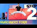 NUNCHUCKS NUNCHAKU FOR BEGINNERS STEP 2 TUTORIAL BRUCE LEE KUNG FU SKILLS TRICKS