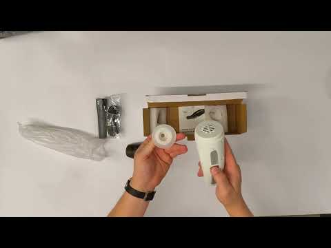 Автопилосос акумуляторний без мішка Car Vacuum Cleaner HY05 ручний надійний і практичний вертикальний, видео 1