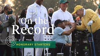 Lee Elder Joins Jack Nicklaus And Gary Player As An Honorary Starter | The Masters Lee Elder Joins Jack Nicklaus And Gary Player As An Honorary Starter | The Masters