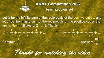 Ratio of the sum of inverse cubes of all positive integers to the ones neither multiples of 2 nor 3.