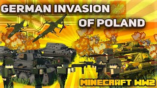 GERMAN INVASION OF POLAND - Minecraft WW2
