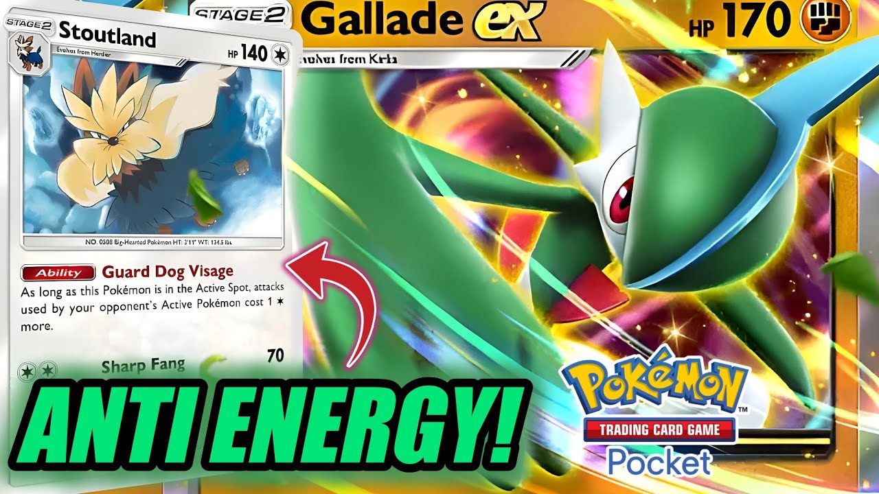 STOUTLAND GALLADE Deck! READ this ABILITY or you WON'T ATTACK! [Pokémon TCG Pocket]
