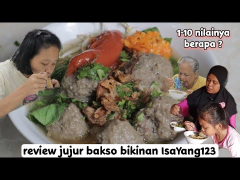 Masakan Sehat siap buka lapak ⁉REVIEW JUJUR BAKSO BIKINAN @IsaYang123 Yang Menggugah Selera