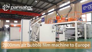 2000mm two layer air bubble film machine