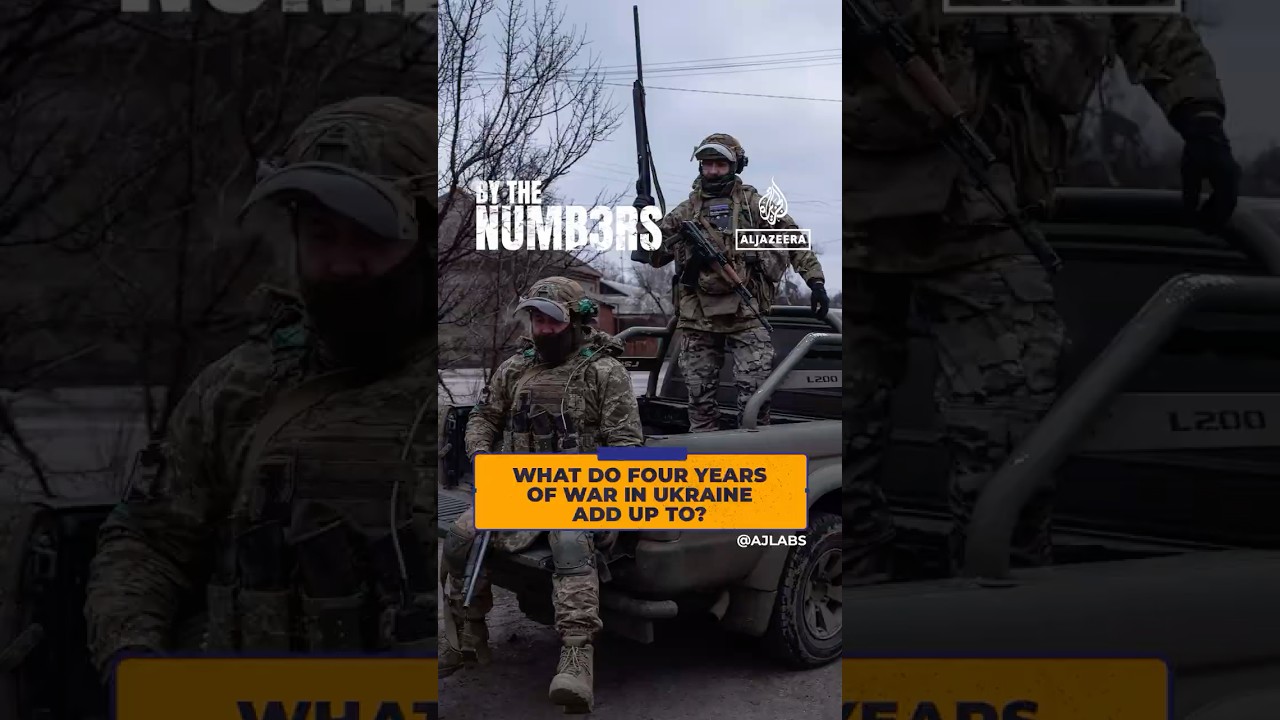 What do four years of war in Ukraine add up to? | By the Numbers