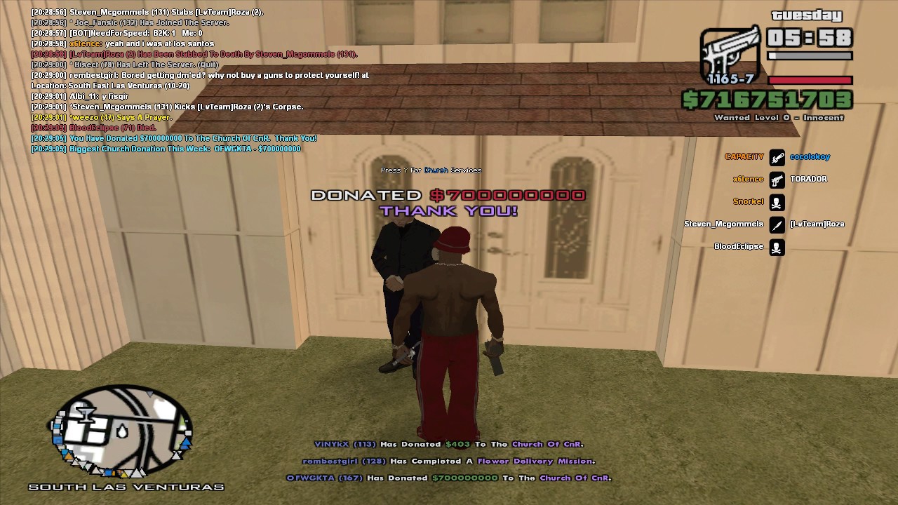 Crazybobs Cops and Robbers 700M Church Donation