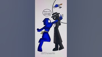 What does jevin tries to hide from Black?  jevin x black #sprunki #incredibox #art