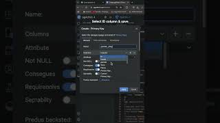Create Primary Key in pgAdmin | #PostgreSQL #GIS #pgAdmin #Shorts #arcgis #geology #postgres