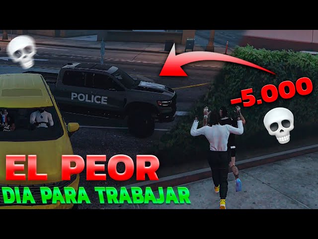 MI PEOR día PARA ROBAR en LA CITY 😨 | GTA5 RP class=